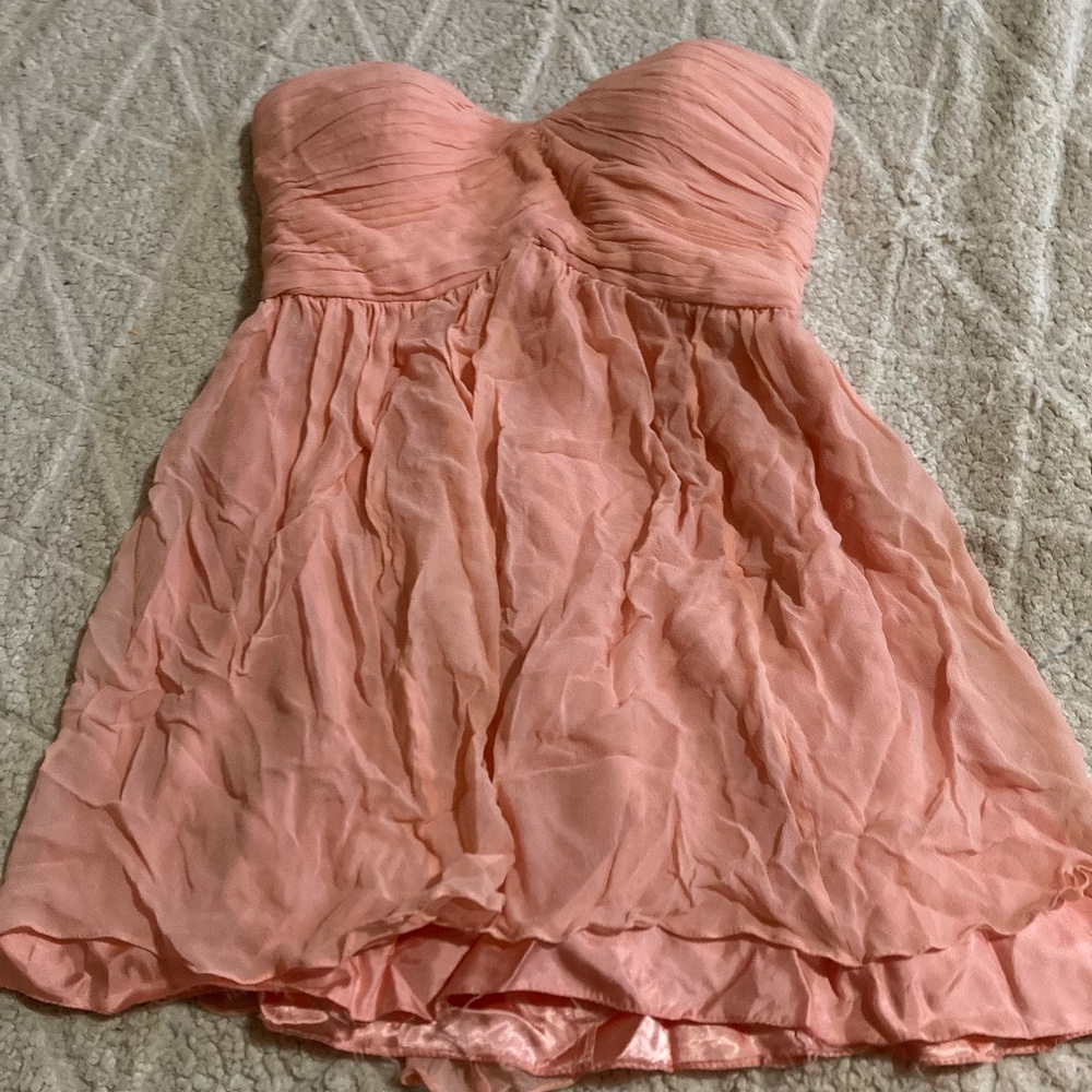 Pink Flowy Tube Top Princess Coquette Summer